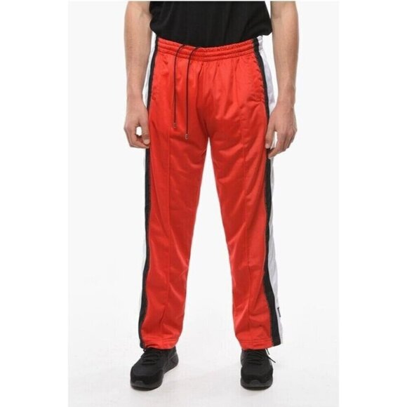 VTNMTS Vetements Tearaway Snap Jersey Track Pants Size M Mens Red - Picture 1 of 16